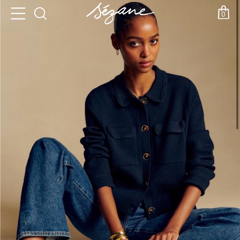 Sezane Betty Cardigan size S